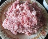 A picture of step 3 of Mutton seekh kabab.