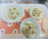A picture of step 4 of Condensed milk firni.