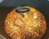 Foto del paso 5 de la receta: Carillas con arroz pollo y morcilla