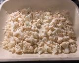 A picture of step 1 of Cauliflower and Feta Fritters.