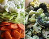 A picture of step 1 of Broccoli with Beef.