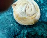 A picture of step 6 of Lachha paratha..