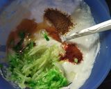 A picture of step 2 of Cucumber Raita.
