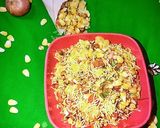 A picture of step 3 of Tasty corn bhel (healthy recipe).