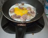 Foto langkah ke 3 dari resep Ca sawi telor ampela teflon anak kos sahur.