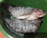 A picture of step 2 of Fried Mojarra with Sautéed Vegetables.