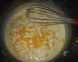 A picture of step 2 of Cheesy Fish Finger and chips bake.