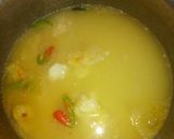 A picture of step 1 of Pakora karhi.