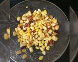 A picture of step 2 of Paneer corn salad.