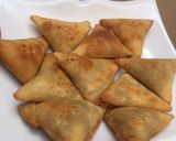 A picture of step 12 of Pastry samosas.