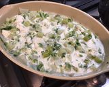 Une image de l'étape 9 de Flan de côtes de chou fleur à la mozzarella di buffala et chapelure épicée.