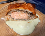 Foto del paso 12 de la receta: Wellington de Salmón con crema de setas