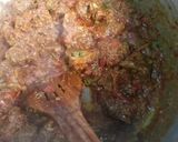 A picture of step 5 of Beef Biryani😋💛🍲.
