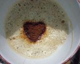 A picture of step 4 of #Ga4 week 8 capachino coffee.