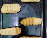 Foto langkah ke 3 dari resep Roti Pisang Keju Tanpa Ulen.