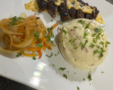 Foto del paso 3 de la receta: Papás majas con bacon, queso y un New York Steak well done