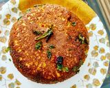 A picture of step 3 of Kadahi dhokla.