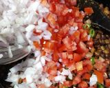 A picture of step 4 of Black Chickpea Chaat.