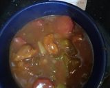 A picture of step 4 of Chicken Shashlik with Vegetable Fried Rice.
