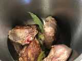 Carrilleras de cerdo con salsa de pimientos y oporto