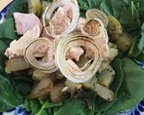Foto del paso 6 de la receta: Ensalada de atún, espinaca y chayote. 100% libre de grasa