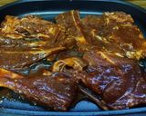 Gambar langkah 4 resipi Kambing bakar.