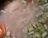 A picture of step 1 of Creamy, Chicken, and Macaroni Stovetop.
