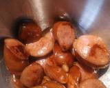 Saucisses Soubise /Sausage Cooked in onion sauce recipe step 3 photo