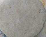 A picture of step 2 of Bajra roti.