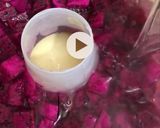 Foto langkah ke 2 dari resep Puding Buah Naga Coklat.