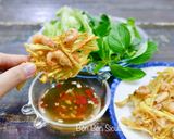 Hình bước làm 7 của món Bánh Tôm Chiên Khoai Lang