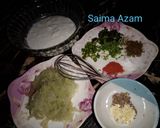 A picture of step 2 of Lauki ka raita💕لوکی کا راٸتہ💕.