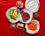 Foto del paso 1 de la receta: Guarnición de verduras con lomo de res mechado bardeado