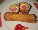 Foto langkah ke 5 dari resep Roti Gulung Sosis Keju.