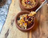 Une image de l'étape 10 de 🪹Crumble 🍎 pomme cannelle 🍏 🫐 myrtilles dessert fruité 🌴.