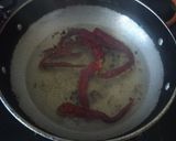 A picture of step 2 of Junglee Maas /Jungli Laal Maas.