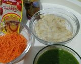 A picture of step 4 of #Pinwheel roll sandwich#wraps.
