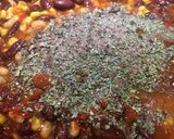 Vegán chilis bab recept fázis 3 fotója