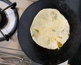 A picture of step 4 of Aloo methi paratha.