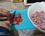 Foto del paso 1 de la receta: Ensalada de jamón york en 11 minutos