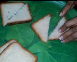 A picture of step 2 of Besan wala sandwich.