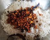 A picture of step 4 of Lemon Rice.