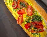 Une image de l'étape 3 de Sandwich poulet curry crudités.
