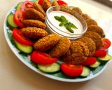 A picture of step 6 of Homemade Falafel 😋.