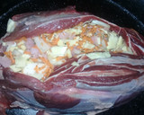 Foto del paso 4 de la receta: Tortuguita rellena al horno con puré de papas cremoso!