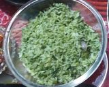 A picture of step 1 of Indo Mex Sizzler.