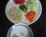 A picture of step 1 of Vegetable Raita.
