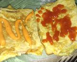 Foto langkah ke 5 dari resep Roti John Rumahan (Omelete Bread).