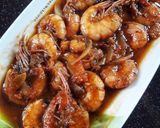Foto langkah ke 4 dari resep Udang saus Padang.