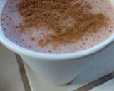 A picture of step 2 of Grape peach watermelon smoothie.